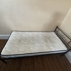 Twin Mattress And Frame 