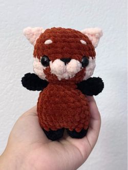 Crochet Red Panda Plushie