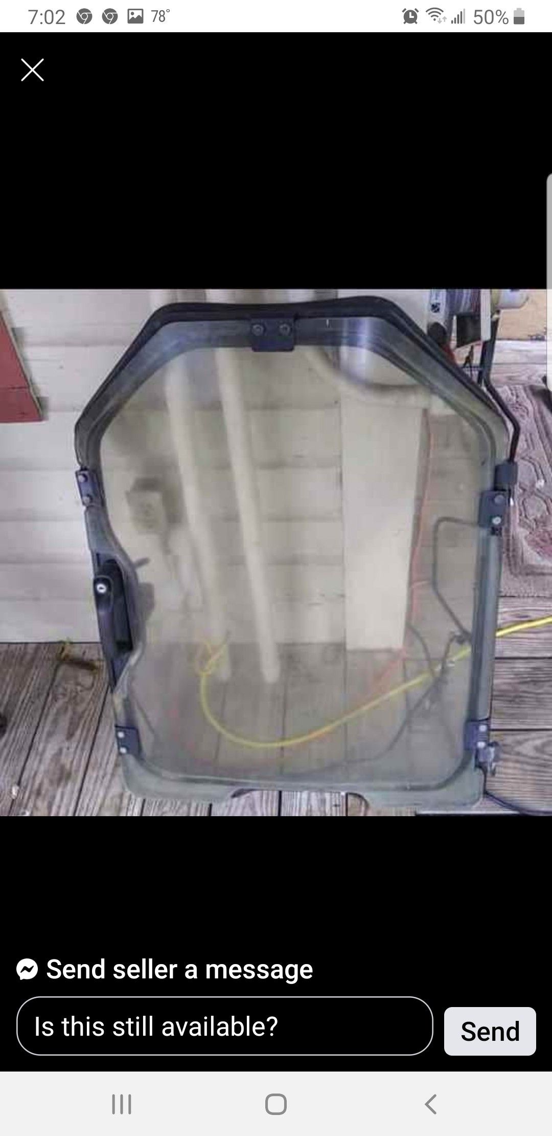 Bobcat Safety Doors/Window Frames with Glass
