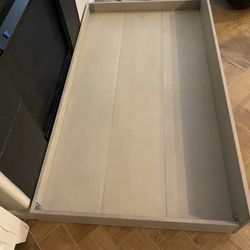 Pottery Barn trundle storage Bed