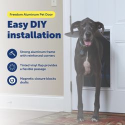 PetSafe Freedom Aluminum Dog Door, X-Large
