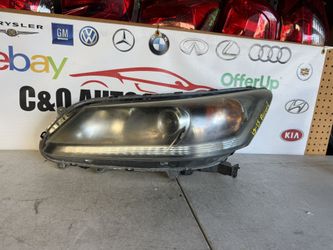 2013 2014 2015 Honda Accord Headlight Headlamp Left Driver Side LH Used Original OEM