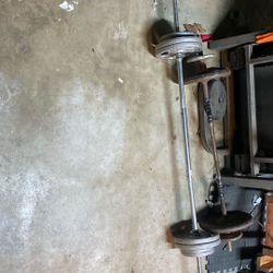 Work Curl Weight And Bars 