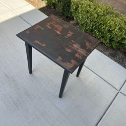 Black End Table