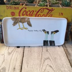 Rae Dunn Happy Turkey Day Platter