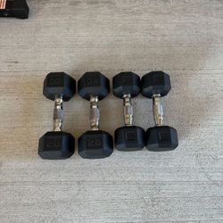 CAP  - Rubber Hex Dumbbell   $80  