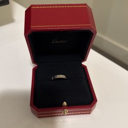 Wedding Band, White Gold
