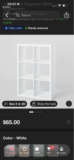 Cubby storage