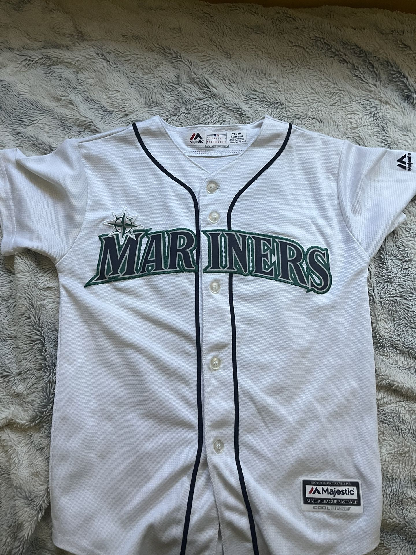 Mitch Haniger White Jersey Youth Medium