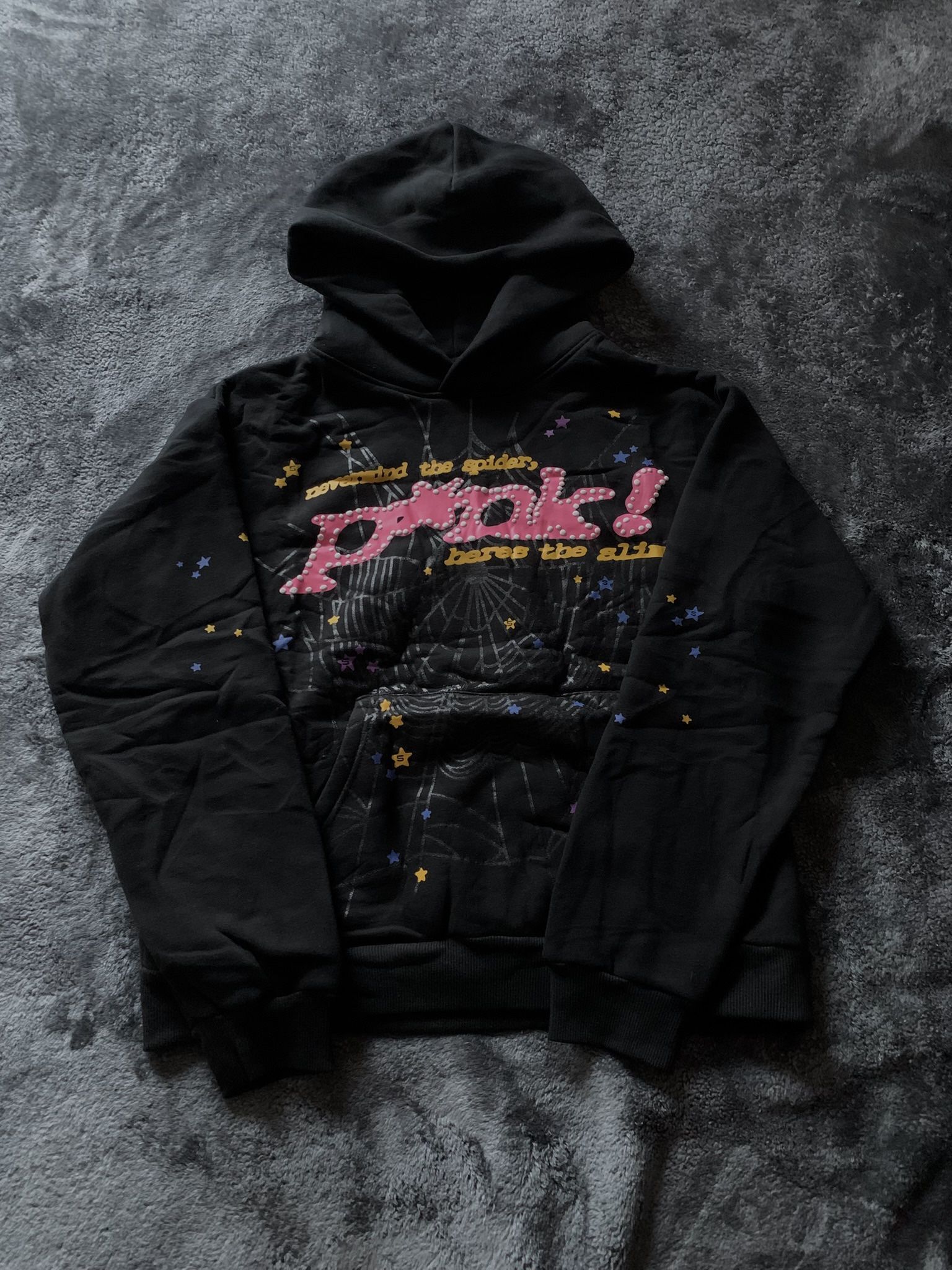 Sp5der Hoodie Black Small