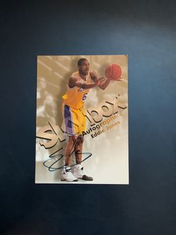 Eddie Jones auto card
