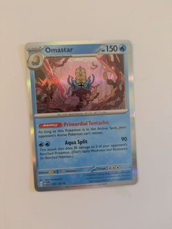 Omastar pokemon card MEW 139