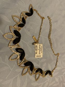 Black necklace from Macy’s