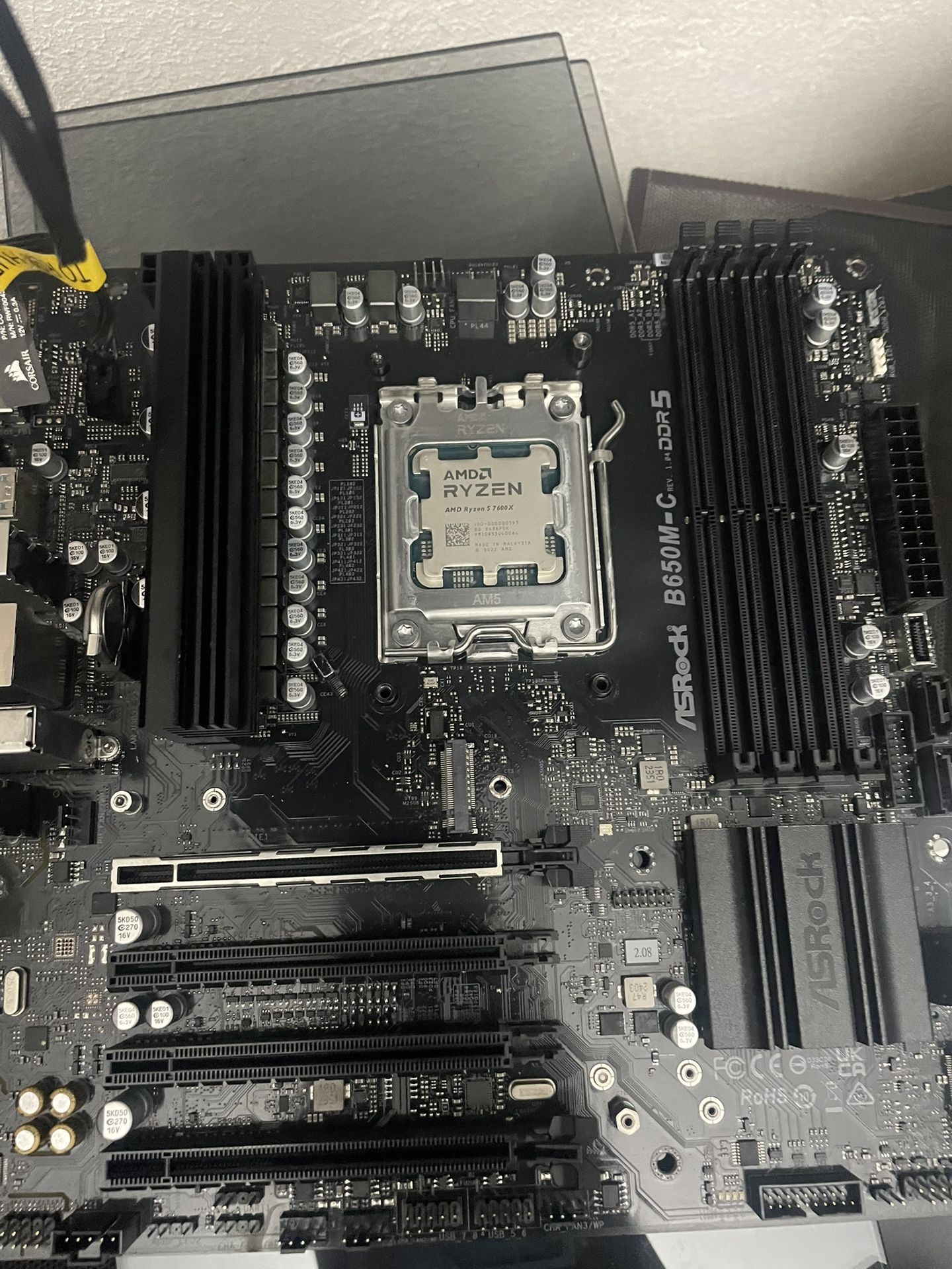 Ryzen 5 7600x And Asrock B650-m Ddr5 32gb Rams
