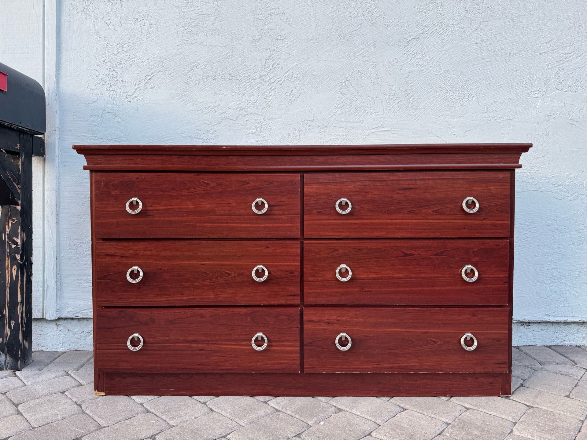 Dresser with mirror