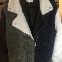 JOA Faux Fleece Coat