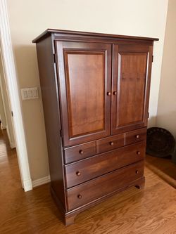 Wooden armoir wardrobe