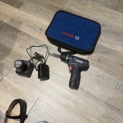 Bosch 12V Cordless Drill & Driver Kit w/ 2 Tools, Battery, Charger, & Case – $90