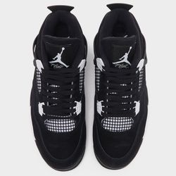 Nike Air Jordan 4 Retro White Thunder Black FQ8138-001 Men's Shoes NEW