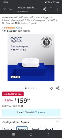 Eero 6e Plus Router