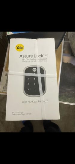Yale Assure Lock SL (New) - Key Free Touchscreen Door Lock in Black Suede