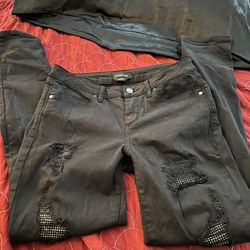 Bebe Black Jeans Size 27