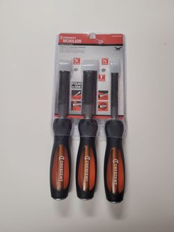 Nicholson WoodChuck 4-in-1 Combination Chisel/Wood Rasp (3-Piece)