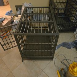 2 Heavy Duty Dog Crates