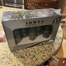 Brand New Jones Soda Seahawks Collector Pack - Included 12th Man Flag In Box