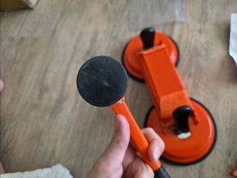 Moving Sale!! Flooring Knocker/adjuster w/ Adhesive strips and Orange Folding Utility Knife