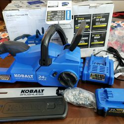 Kobalt 24V 12in. Cordless Chainsaw Kit