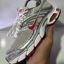 Nike Air Max Moto 6 “White Red Silver” WMNS Size 7.5