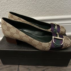 Authentic Gucci Heel Shoes women Size 37.5 