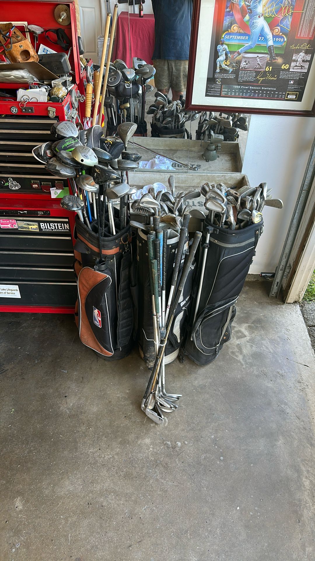 GOLF CLUBS And Bags