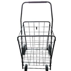 Grocery Shopping Cart with Wheels Foldable and Collapsible Utility Cart Heavy Duty Weight Trolley Lightweight