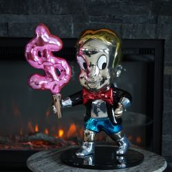 Custom Richie Rich Holding Ice Cream Statue Sculpture