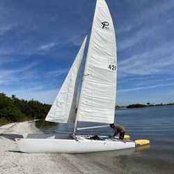 Prindle 18.2 Sail Boat Beach Catamaran 