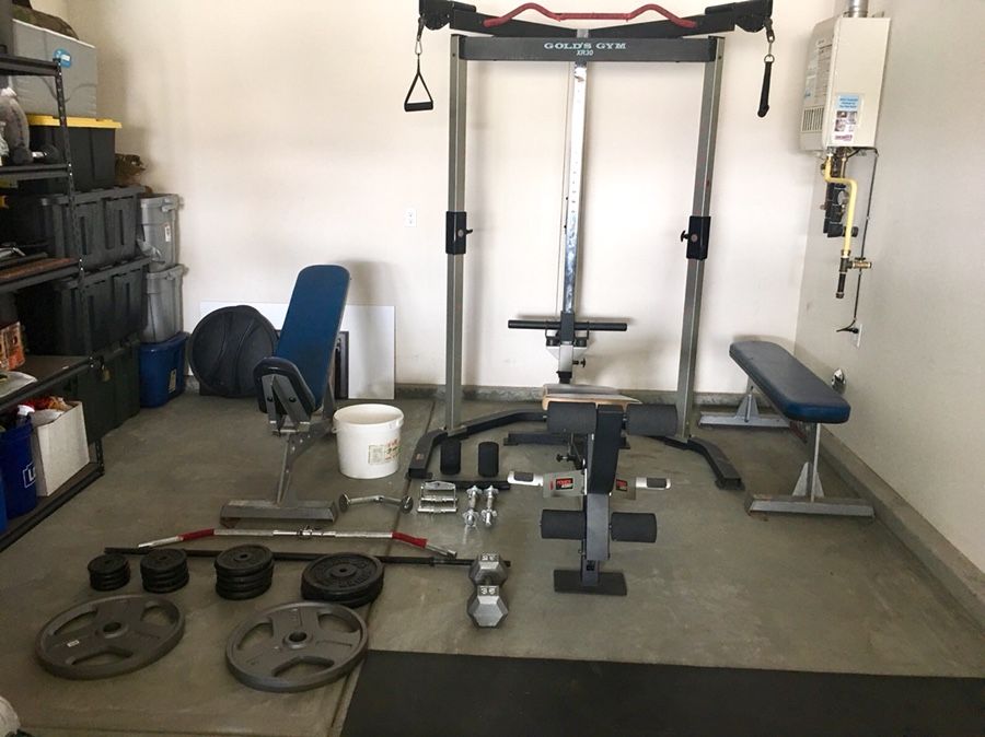 Gold’s Gym XR30 Weight Set Plus Extras