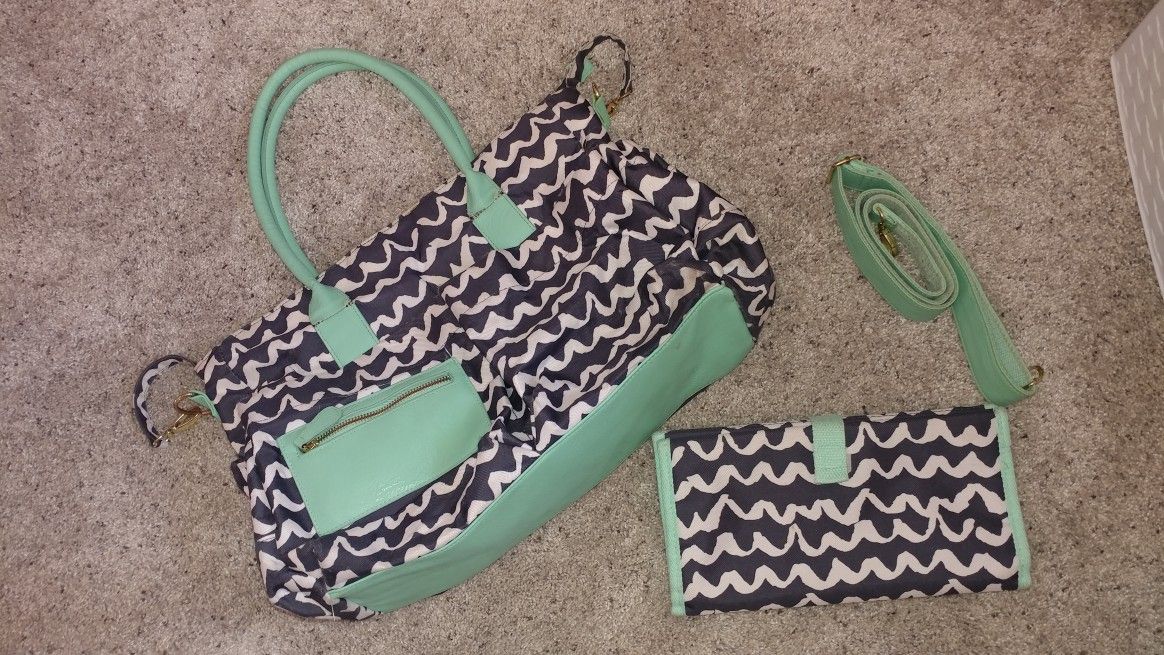 Diaper Bag W Matching Changing Pad