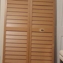 36x79 Pvc Bifold Bi-fold Closet Door Bedroom Laundry Hallway Kitchen Organizer Bifold Bi-fold Closet Organizer Garage Wood Color 