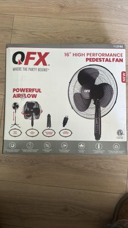 16” high performance pedestal fan