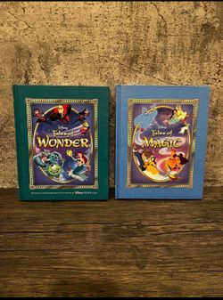 Disney tales of Wonder & Magic Lot of 2 Books Pixar stories 2006