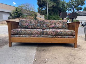 Vintage Stickley Mission sofa