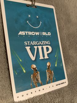 ASTROWORLD 2019 STARGAZING VIP LAMINATE