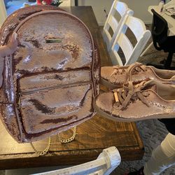 Aldo Backpack With Shoes To Match