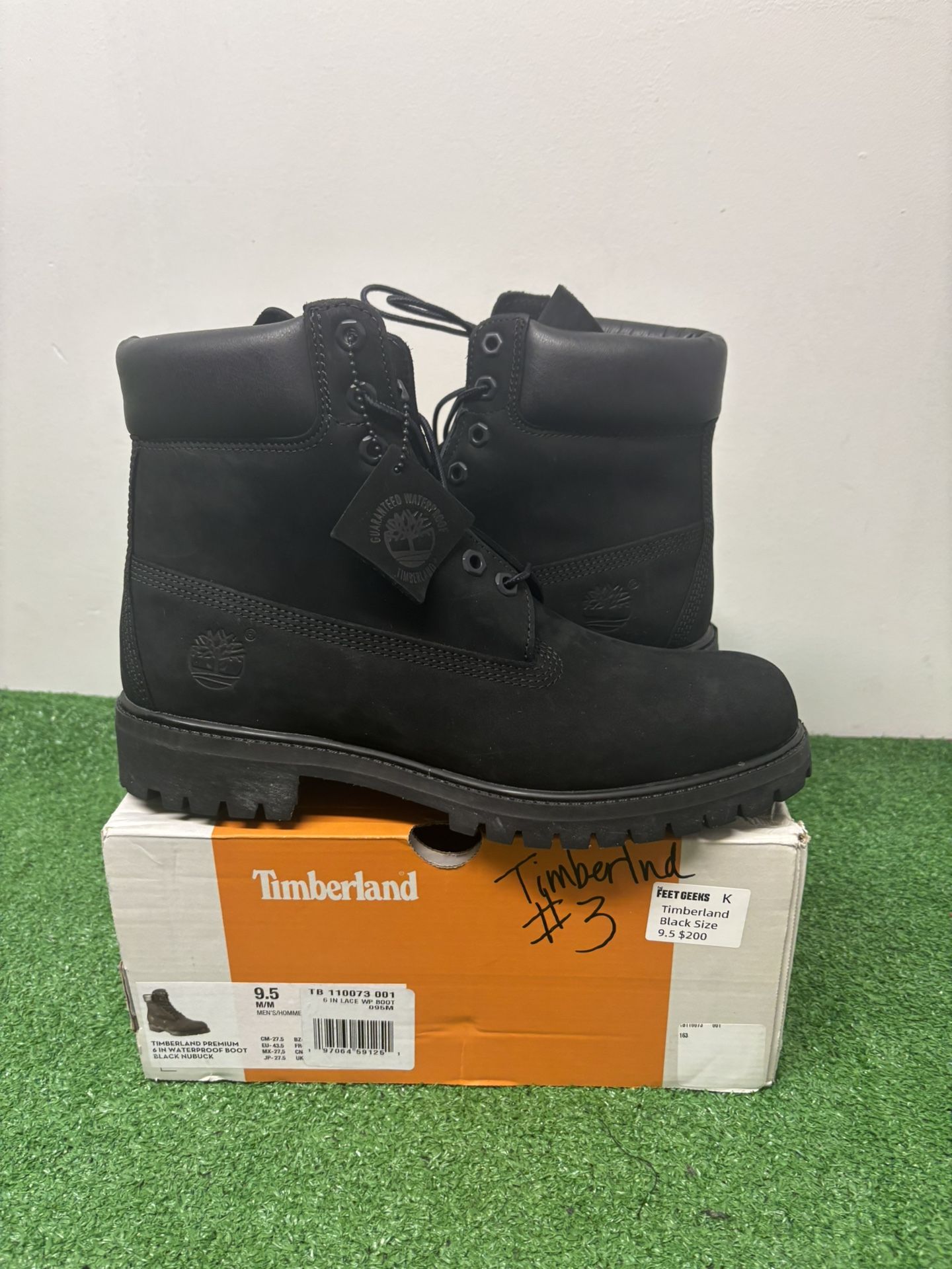 Timberland Black Size 9.5 $160
