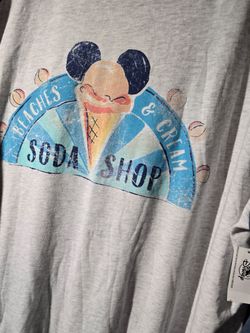 New with Tags Disney Parks Beach Club Resort Beaches & Cream Soda Shop Raglan Baseball Tee - Adult 2