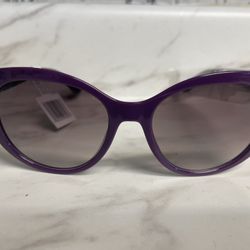 Perverse Hot Stuff Sunglasses – Purple Cat Eye Frame Black Lens | NWT Women’s Shades