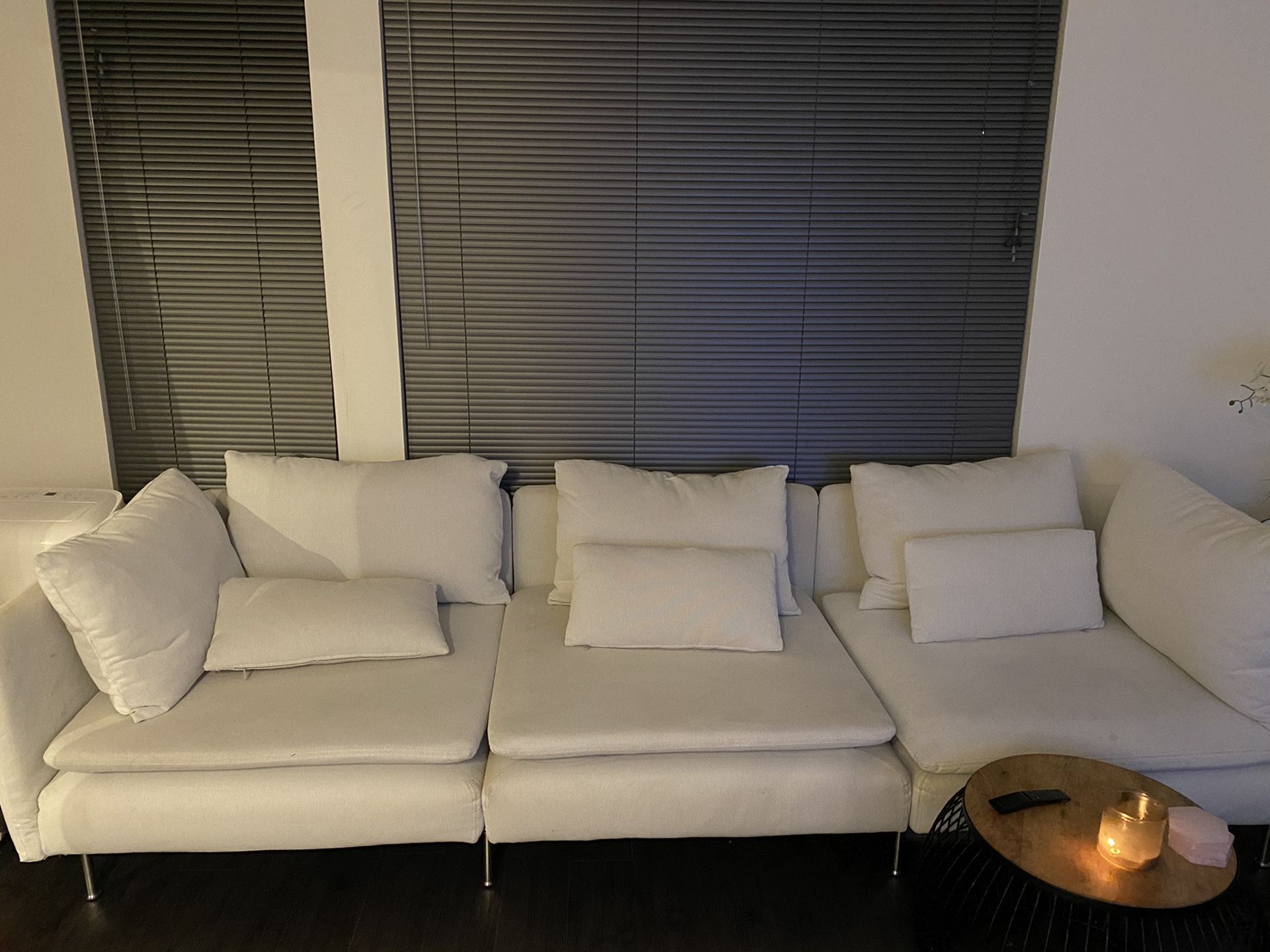 IKEA off white couch