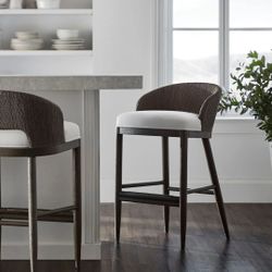 Palecek Prescott 24"Counter Stool Charcoal